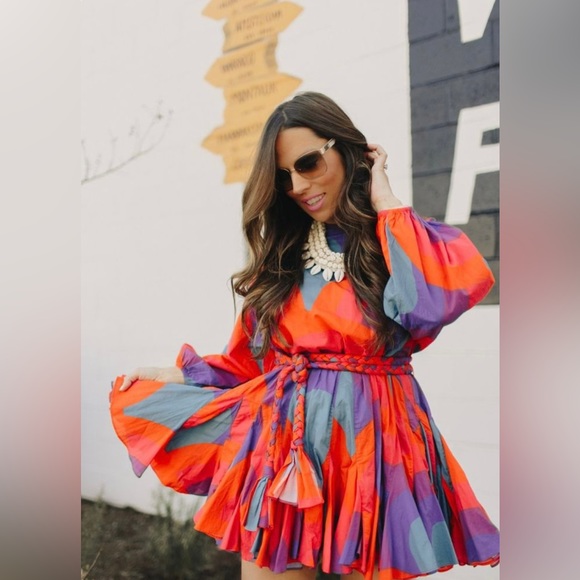 Rhode Multi-Color Rainbow Ella Dress - Picture 2 of 6